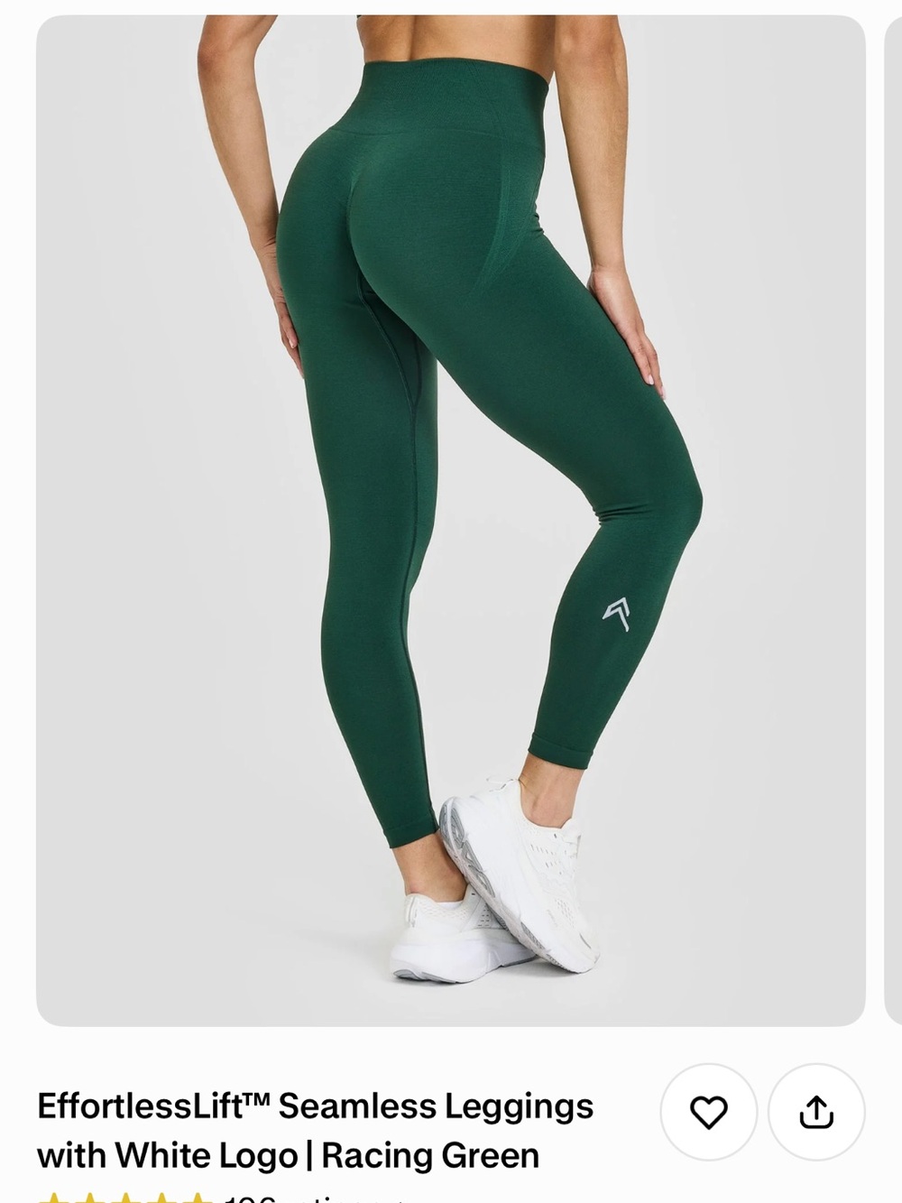 Oner Active Seamless Leggings in Racing Green